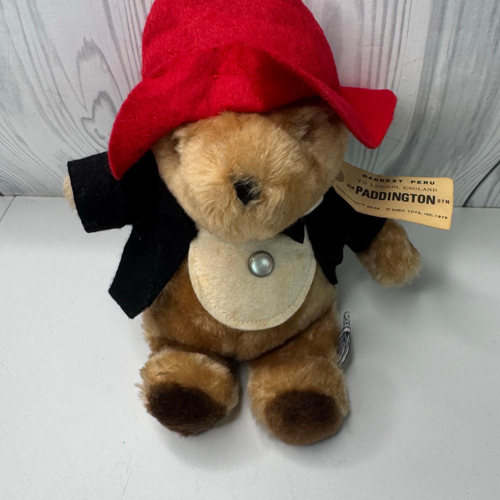 Eden Toys Paddington Bear 1975 1975,EDENヴィンテージ希少品