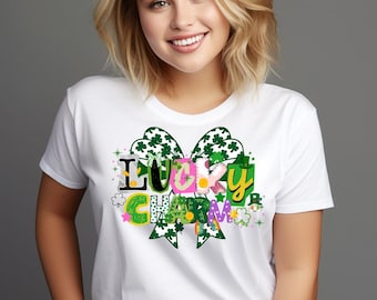 Lucky Charm PNG, St. Patrick's Day Shamrock Design (Digital Download)