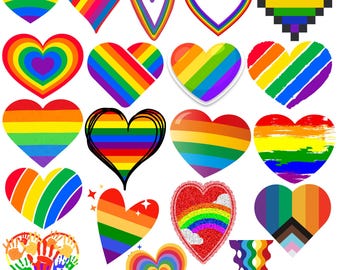 Valentine's Day Heart PNG Files (Digital Download)