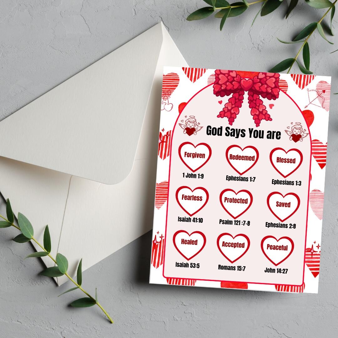 Bible Verses Valentine's Card Pdf Png, Printable Scripture Valentine ...