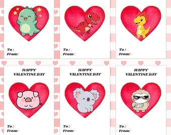 Pokemon Valentine Cards, Jumbo cards for kids: (Digital Download)