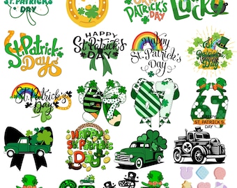 St Patricks Lucky Charms PNG | PDF, Happy Patricks Files : (Digital Download)