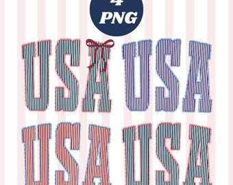 Arquivo PNG dos EUA com listras de seersucker e estrelas, design patriótico para impressão, download instantâneo.