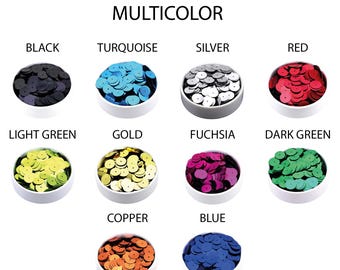 thumbnail image 2 of 1500 Silver Hologram 10mm Cup Round Loose Sequins – Paillette For Sewing, Weddings & Crafts 2 of 4