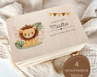 Personalized baby keepsake box, christening gift for baby, baby memory box, birth gift, gift idea, storage box