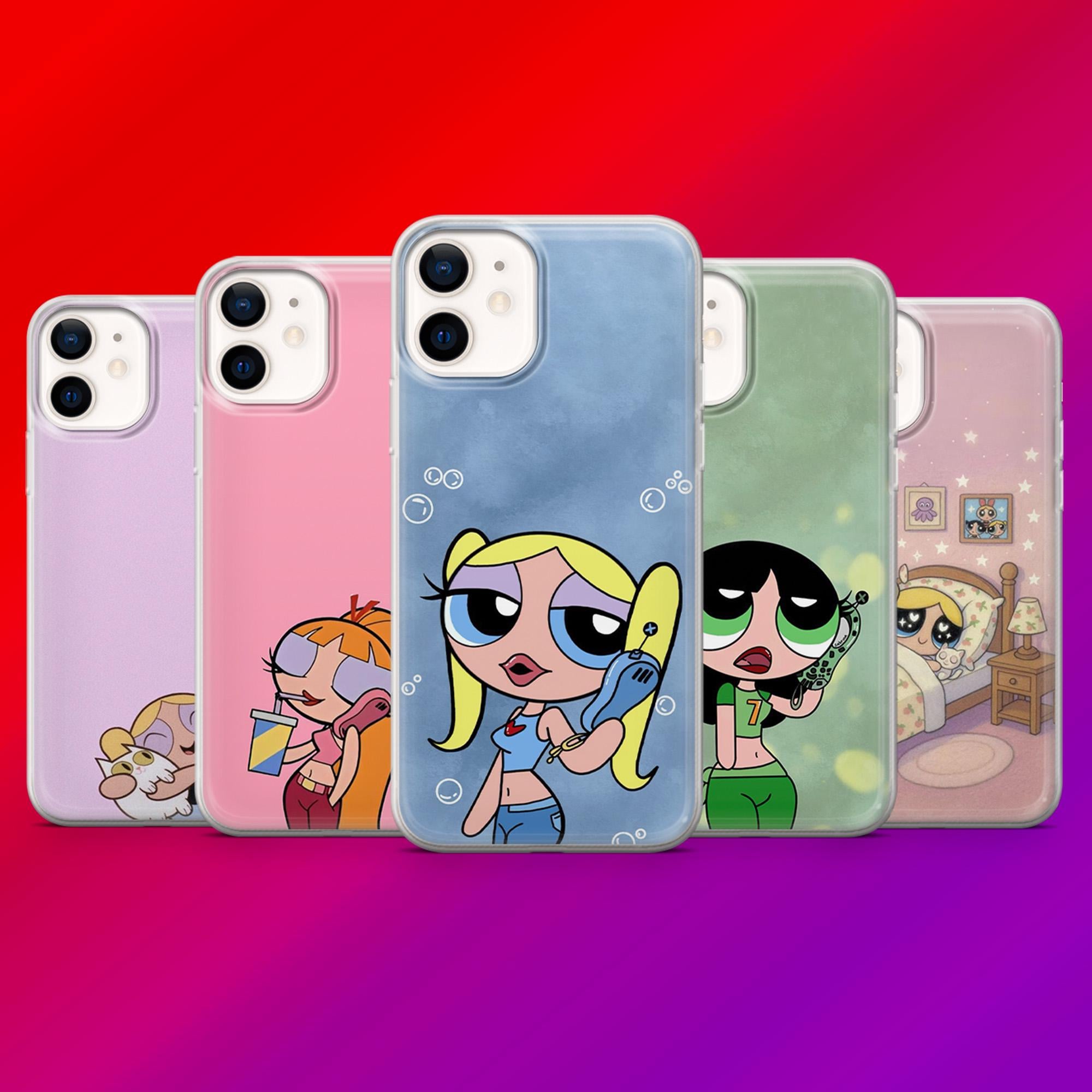 Power Puff Girls Phone Case Cartoon - iPhone 17, 16 ,15 ,14 ,13 ,12  ,Samsung S25FE , S24, S23, S22, A17, A56, Pixel 10Pro, 9