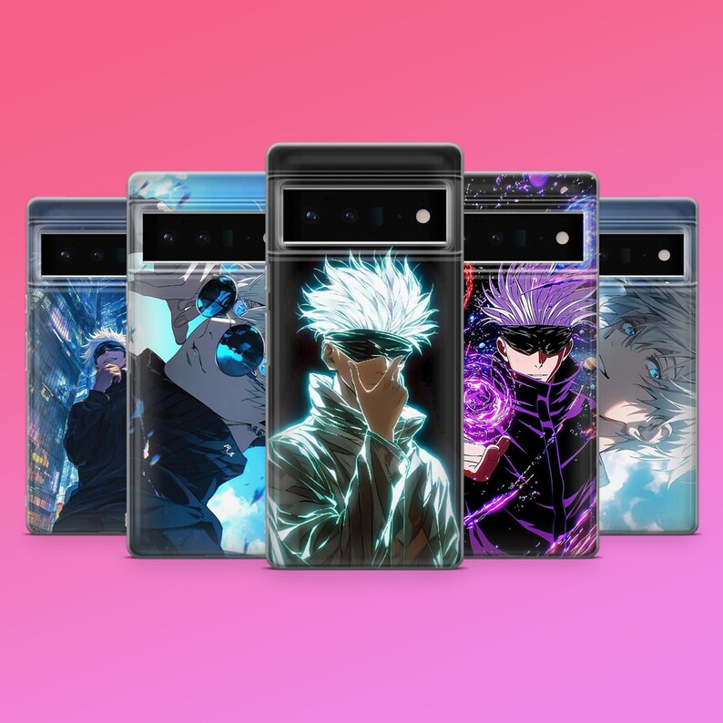 Gojo Satoru Phone Case Jujutsu Kaisen Anime Manga - iPhone 17, 16 ,15 ...