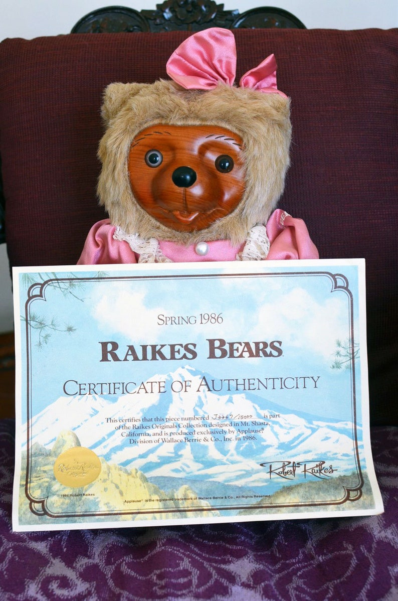 Raikes Bears A Robert Raikes Original Penelope Bear in Original Box