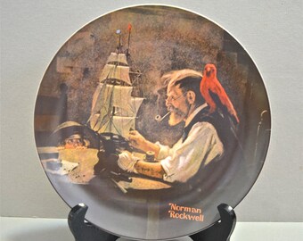 Norman Rockwell Collectors Plate Rockwell's Heritage Series The Ship Builder