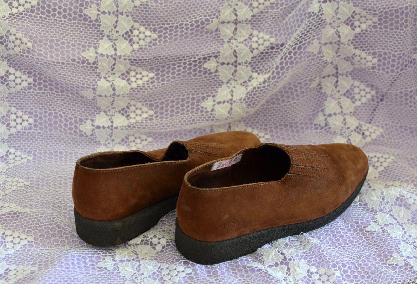 Arche Brown Suede Shoes Size 37 Etsy