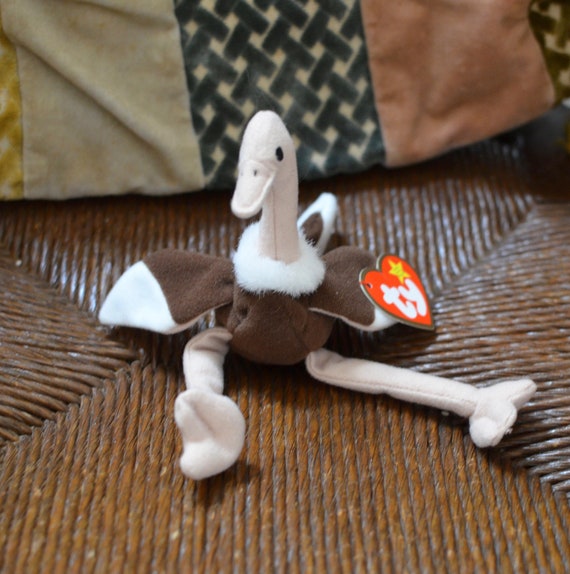 stretchy the ostrich beanie baby 1993