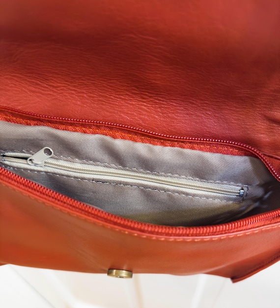 Small Rust Colored Shoulder Bag - image 5