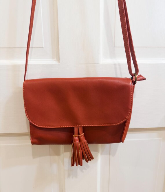Small Rust Colored Shoulder Bag - image 1