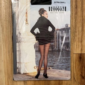 Collant Wolford The Sixties Coriandre – Taille XS, Résille, 97% Polyamide – Neuf Avec Étiquettes