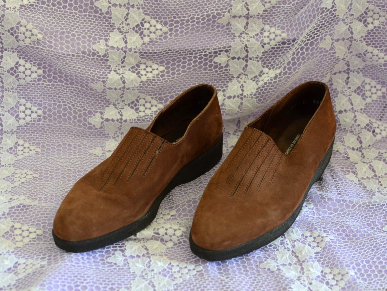 Arche Brown Suede Shoes Size 37 Etsy