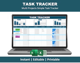 Rastreador de tareas simple / Planificador de gestión de proyectos / Panel de lista de tareas / Rastreador de productividad del trabajo y el equipo