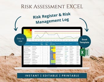 Project Risk Assessment Template | Excel Risk Management Log