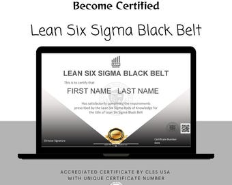 Lean Six Sigma Black Belt Certification, CLSS Accredited | LSSBB Training and Certification