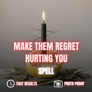 Een sterke spijtspreuk om ervoor te zorgen dat ze spijt krijgen dat ze je hebben verloren of pijn hebben gedaan, en energie terugsturen naar de afzender