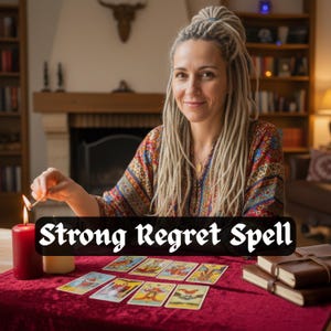 A Strong Regret Spell to Make Them Feel Remorseful for Losing You.
