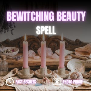 Bewitching Beauty Spell, Attraction Glamour Magic, Boost Confidence and Ignite Your Radiance, Aphrodite Spell