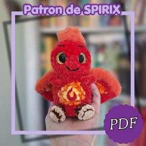 Mönster för virkat plyschleksak, enkel amigurumi-design, detaljerad PDF med förklaringar och foton, smidig virkhandledning testad av designers