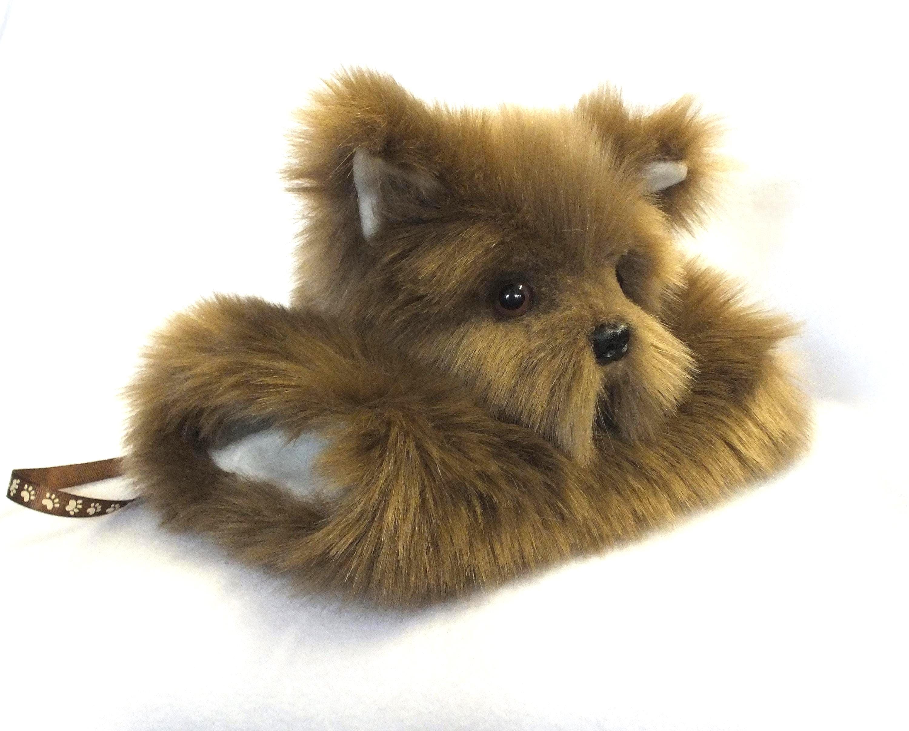 Soft Brown Puppy Hand Muff, Hand Warmer