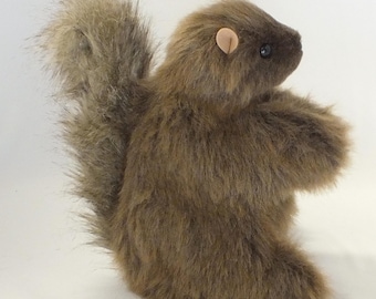 Squirrel Hand Puppet, Chipmunk Puppet, Forest Friends