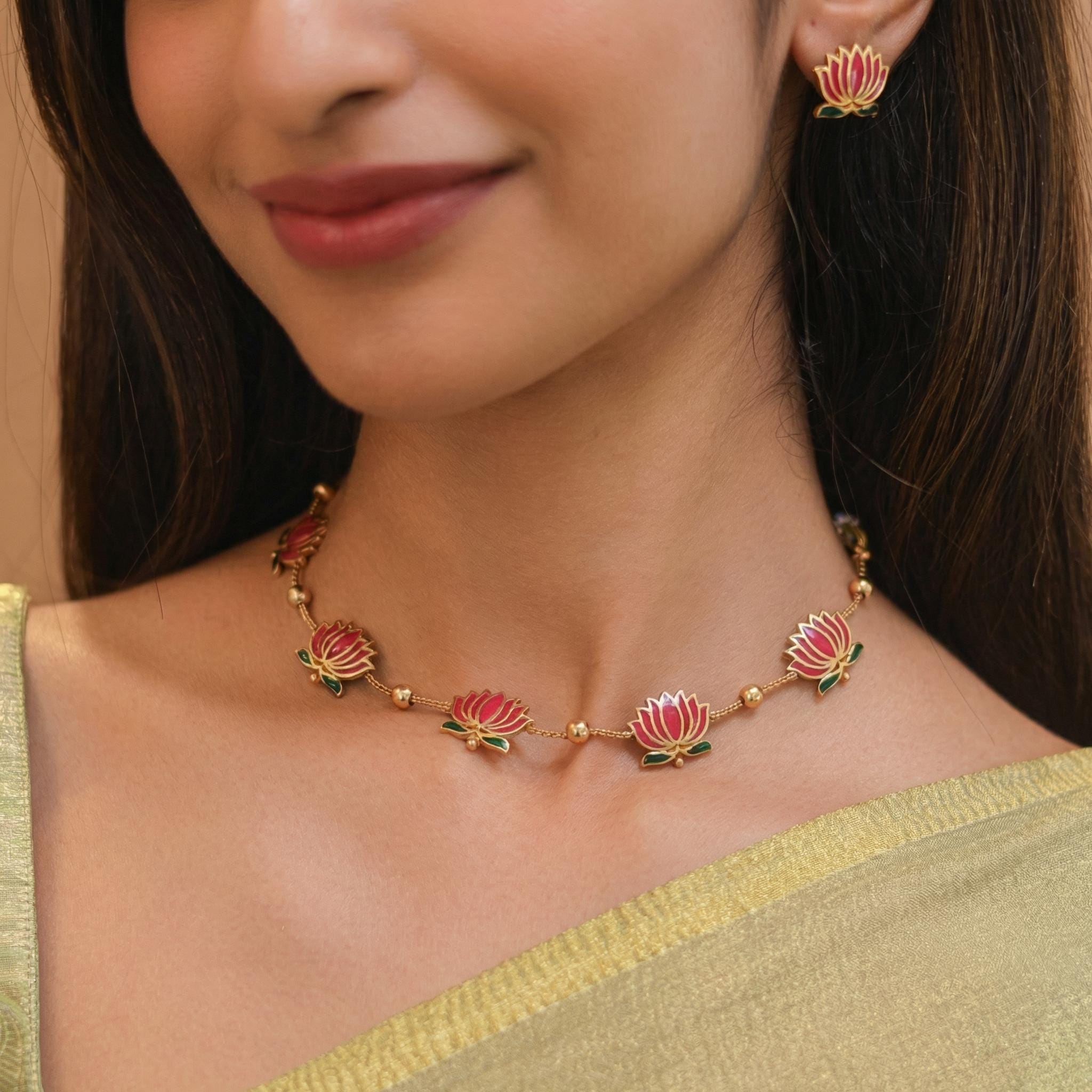 Dadi Inox Set Gioielli Sposa Stile Bollywood - Placcato Rodio, Con Diamanti, Kundan E Perle Simulate, Regolabile Crown Jewel