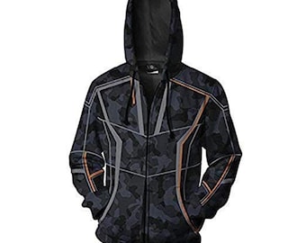 Iron Man Inspired Camo Hoodie • Stark Industries Style