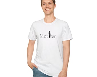 Mutter Silhouette Shirt T-Shirt | Mama-Silhouette-Typografie-T-Shirt