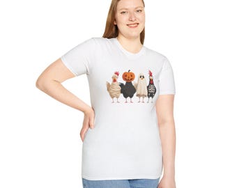 Halloween Hühner T-Shirt: Bauernhof Kostüm Party T-Shirt