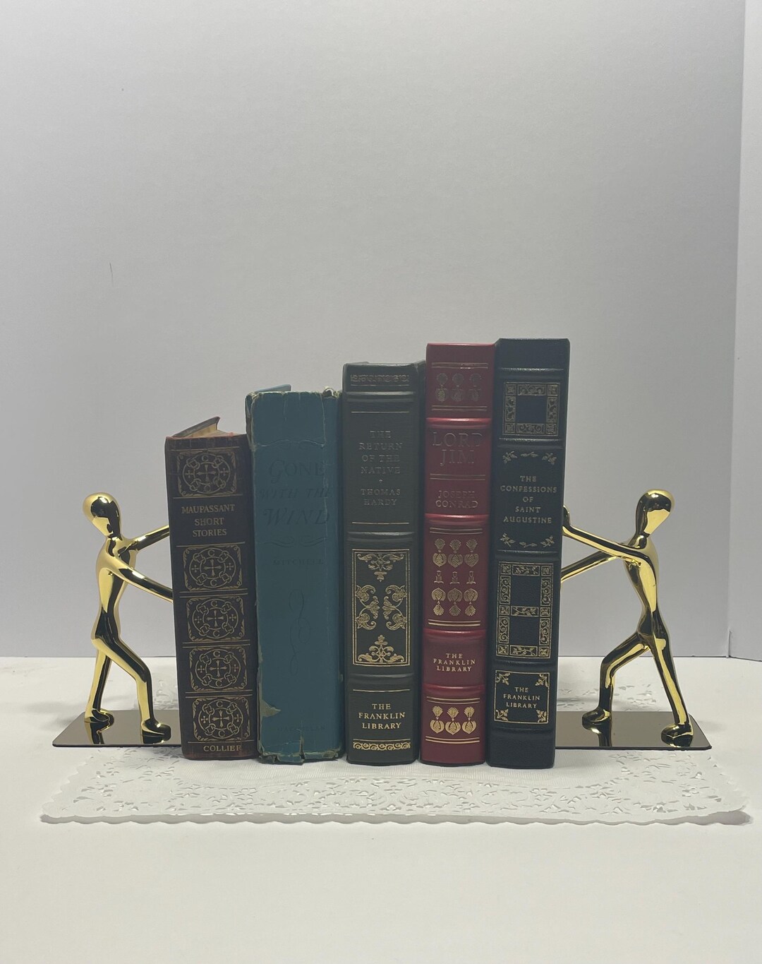 Gold Finished Figural Bookends - Etsy