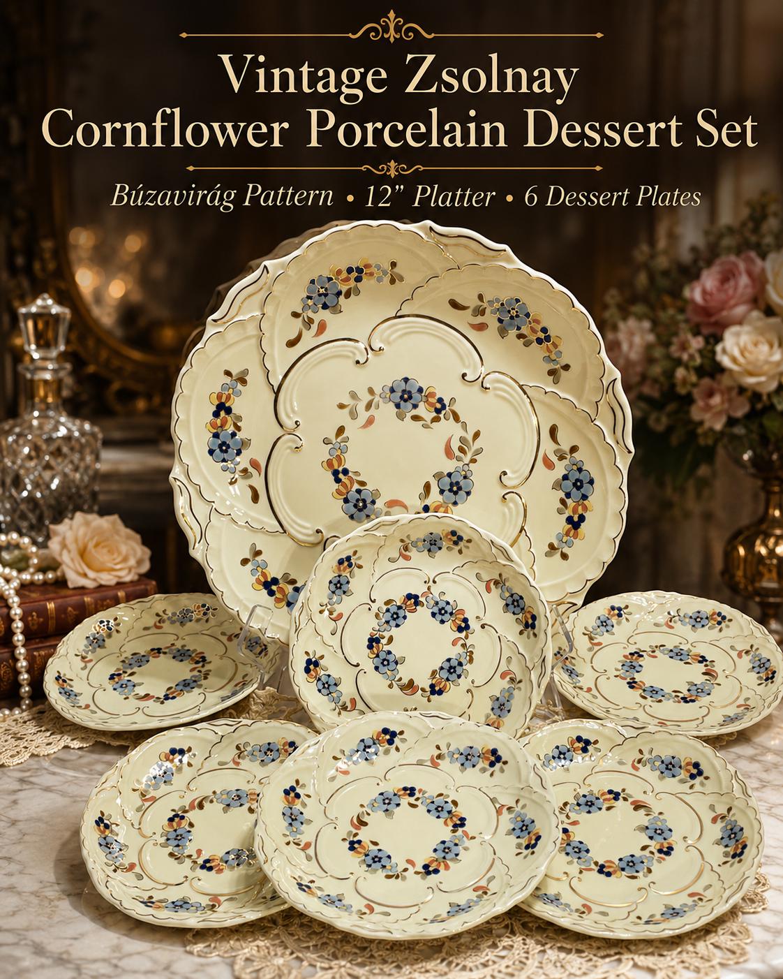 Zsolnay Porcelain Tea Sets - Etsy