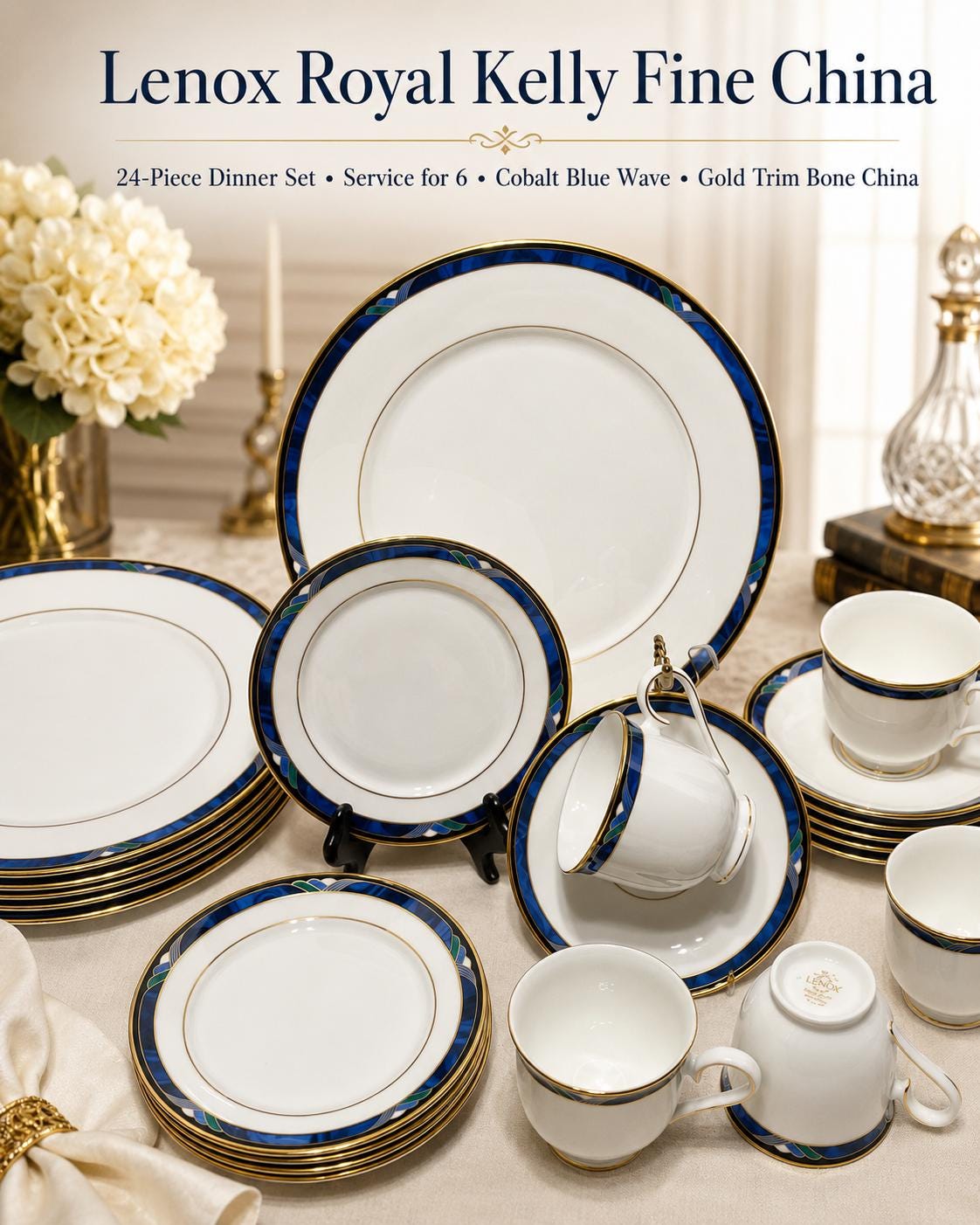 Fine China Place Setting for 6 - Etsy