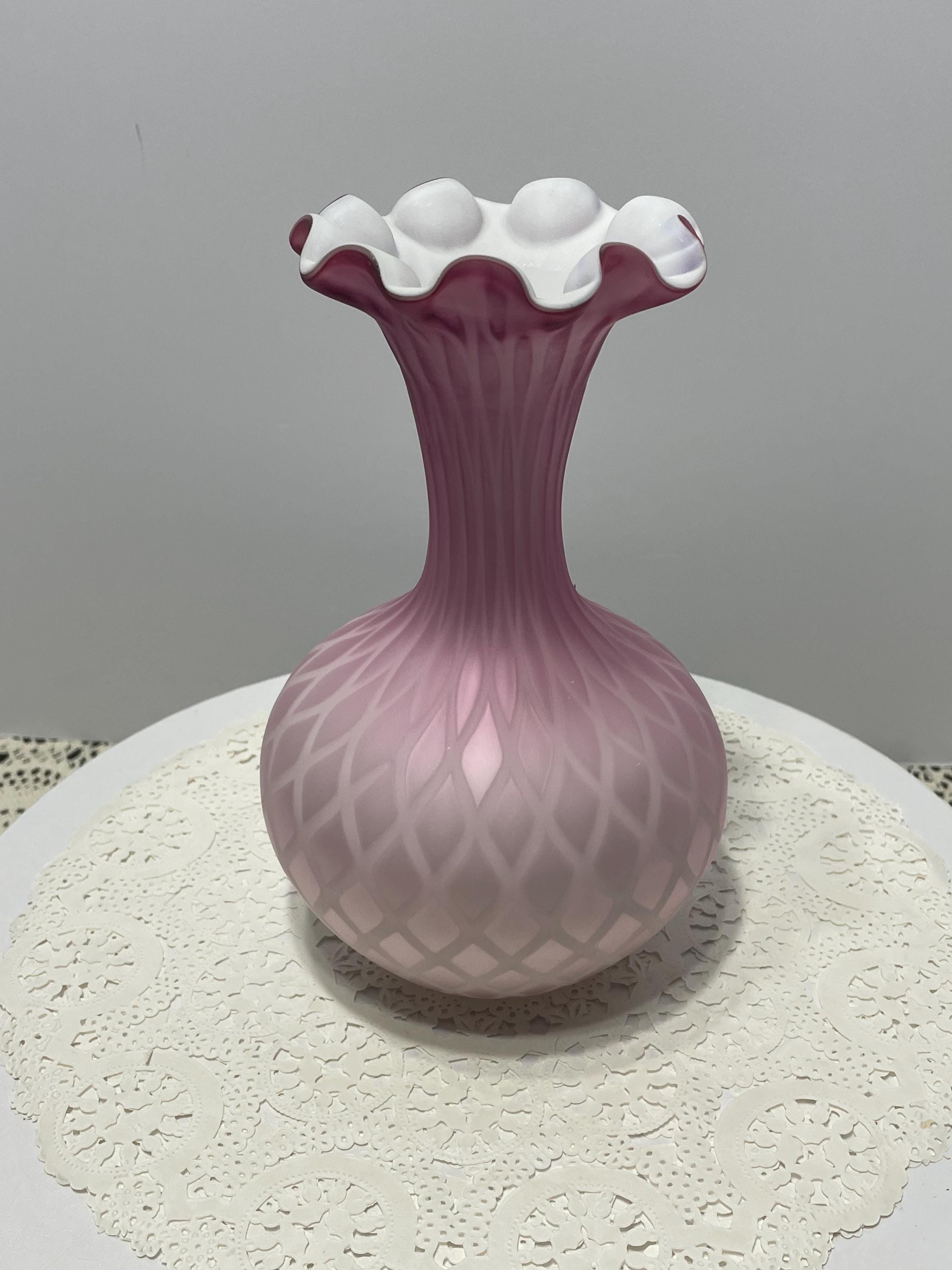 Pink Murano Vase - Etsy