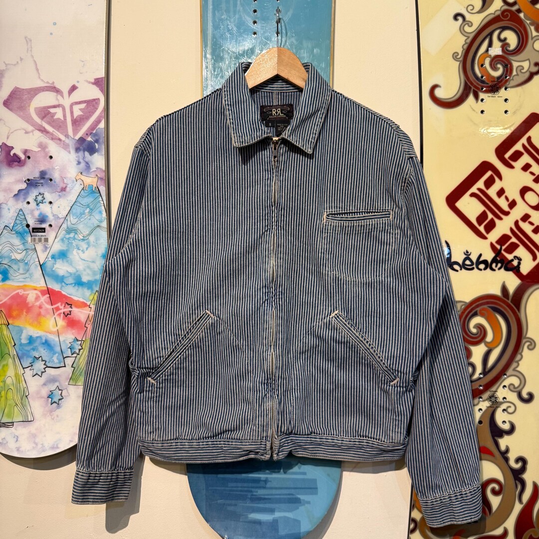 Double Rrl Smock Double RRL Hickory Denim Jacket - Etsy