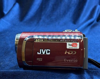 Vintage RED JVC GZ-MG630RE Videokamera ungetestet