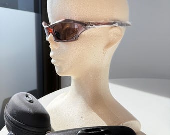 Vintage inspirierte Oakley Splice Sonnenbrille mit braunem Rahmen und brauner Linse