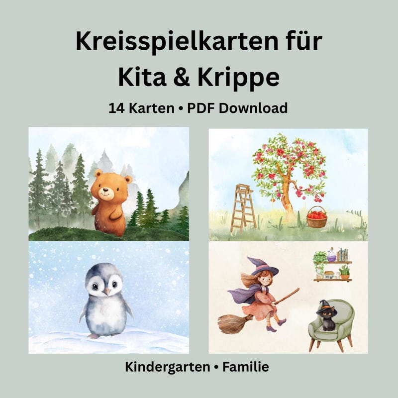 Morgenkreis karten kita - Etsy.de