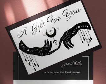Physical Gift Card | Jewelry Shop Gift Card | River City Sass stocking stuffer