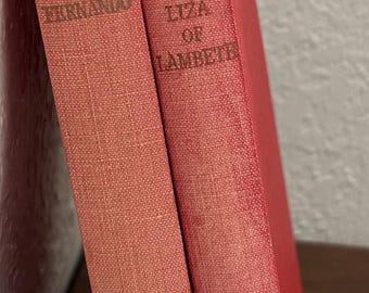 Works of W Somerset Maugham Vintage Books, Liza of Lambeth 1950 & Don Fernando 1952, Heinemann Red Cloth Hardcovers