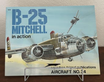 1978 B-25 Mitchell In Action Booklet – WWII Aviation Reference Guide
