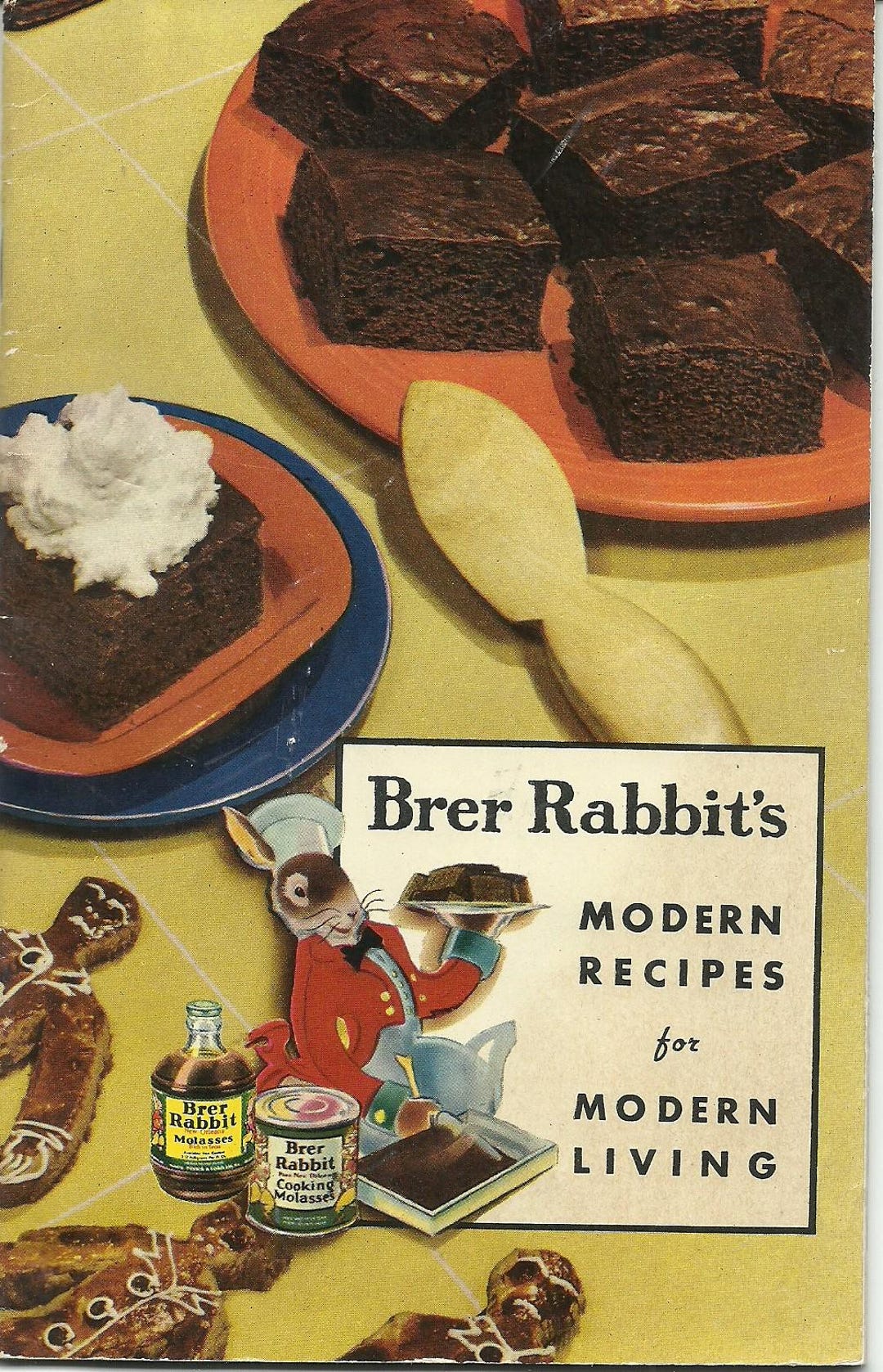 Vintage Brer Rabbit Molasses Recipe Booklet • 1950s Baking Cookbook ...