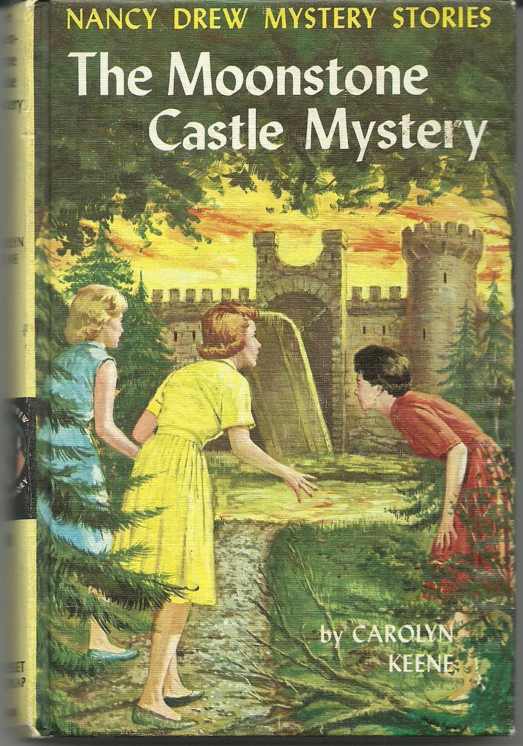 Good Condition Nancy Drew #40 The Moonstone Castle Mystery Yellow Matte 1960s