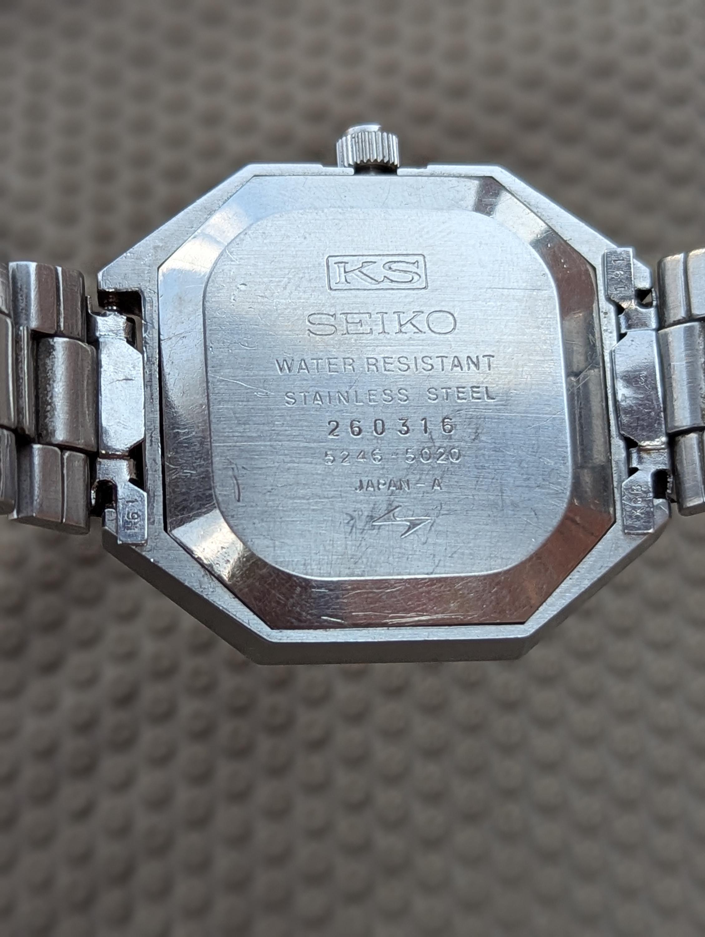 Seiko Vanac KS Special 5246-5020 Automatic Blue Dial Vintage Men's