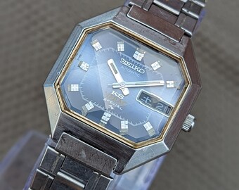 Seiko Vanac KS Special 5246-5020 Automatic Blue Dial Vintage Men's