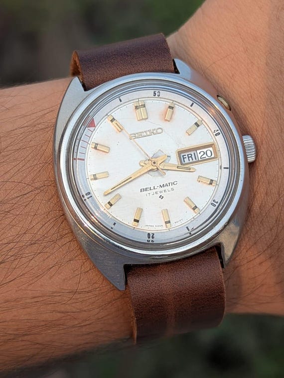 Seiko Bell-matic Automatic 4006-6011 Alarm 17 Jewels Vintage Men's