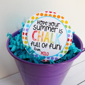 Summer Treat Tags for Kids, End of Year Tags, Last Day of School Tags