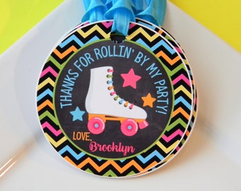 Roller Skate Chip Bag Printable Roller Skate Favor Bag - Etsy